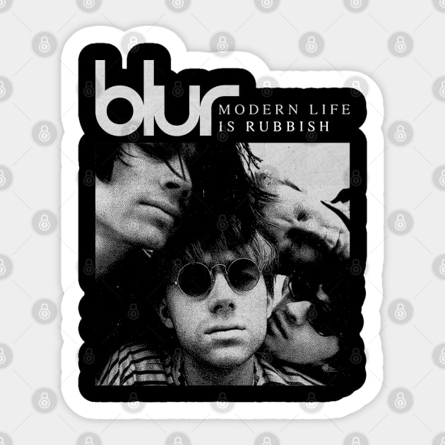 90s Blur Band Sticker by Fear Nothing